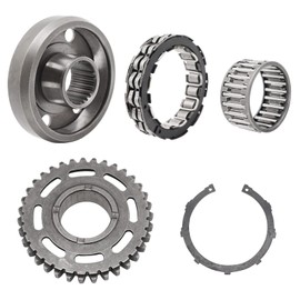 JAVIK Starter Starting Clutch Gear Bearing for Honda CRF450X 2005-2017 TRX450ER 2006-2014, OEM# 28125-MEY-671 28110-MEY-670 91012-PN6-701