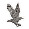 UHRIG Cast Iron Eagle Solid Wrought Iron Eagle for Wall