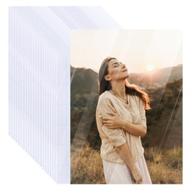 100 Sheets 3x5inch Self Seal Laminating Pouches Self Adhesive Laminating Sheet, Waterproof Clear Lamination Pouches for Documents & Photos & Index Cards No Laminating Machine Needed