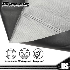 G-PLUS Black Soft Seat Cover Protector Compatible with 2010-2014 Polaris Ranger 400 500 570 800 RZR UTV 4x4 Midsize Lower SeatCover Replacement