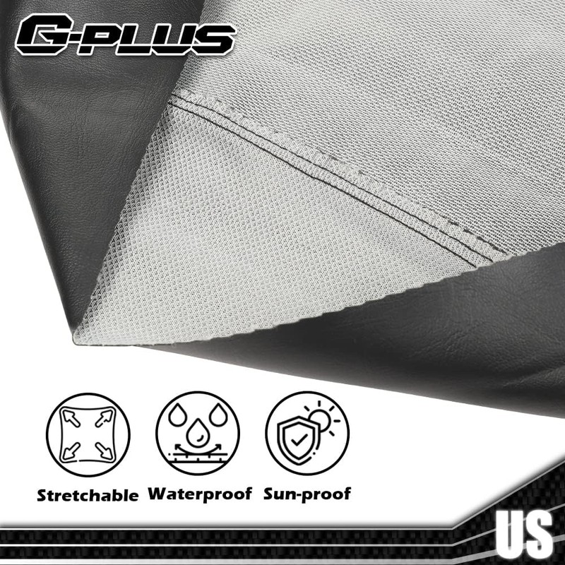G-PLUS Black Soft Seat Cover Protector Compatible with 2010-2014 Polaris