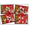 CYLYH 7x5ft Christmas Red Photography Backdrop Christmas Theme Backdrop New