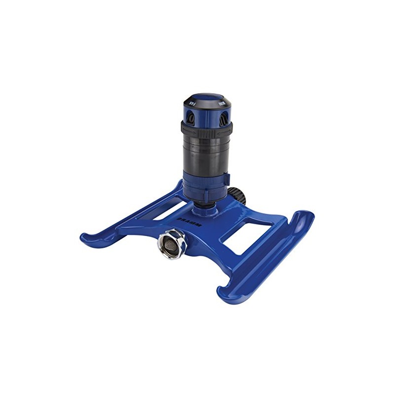 Dramm ColorStorm Gear Drive Sprinkler on Heavy Duty,Durable Metal Base,