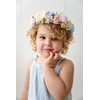 PoshMyra Easter Bunny Flower Crown Spring Floral Headpiece Pink Purple