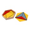 Constructive Triangles with 5 Boxes-Montessori Materials Sensorial Educational Tools -