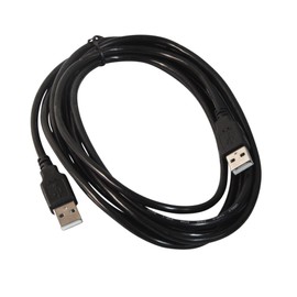 Your Cable Store 10 Foot Black USB 2.0 High Speed Male A to Male A Cable