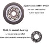 Mini Fixed Caster Wheels 1 inch Silent Ball Bearing Small