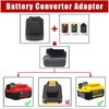 Lithium Battery Adapter ABS Integrated Housing Wear Resistant Battery Converter