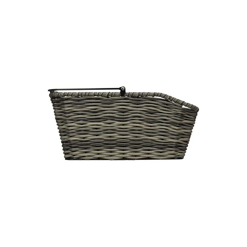 KlickFix 2128051920 Unisex – Adults' Rear Bicycle Basket Black 44