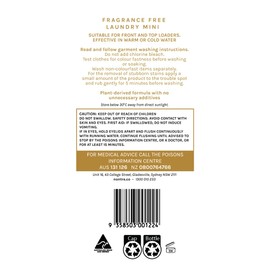 Nontre, Baby Laundry Liquid Concentrate, Fragrance Free, Gentle Solution, Non-Irritant Formula, Suitable for Sensitive Skin, 120mL (4.06 FL Oz)