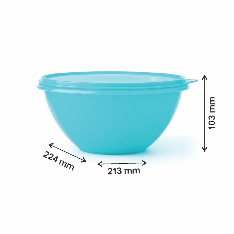 Tupperware Wonderlier Bowl 1.75 Ltr (Set of 1), Sky Blue
