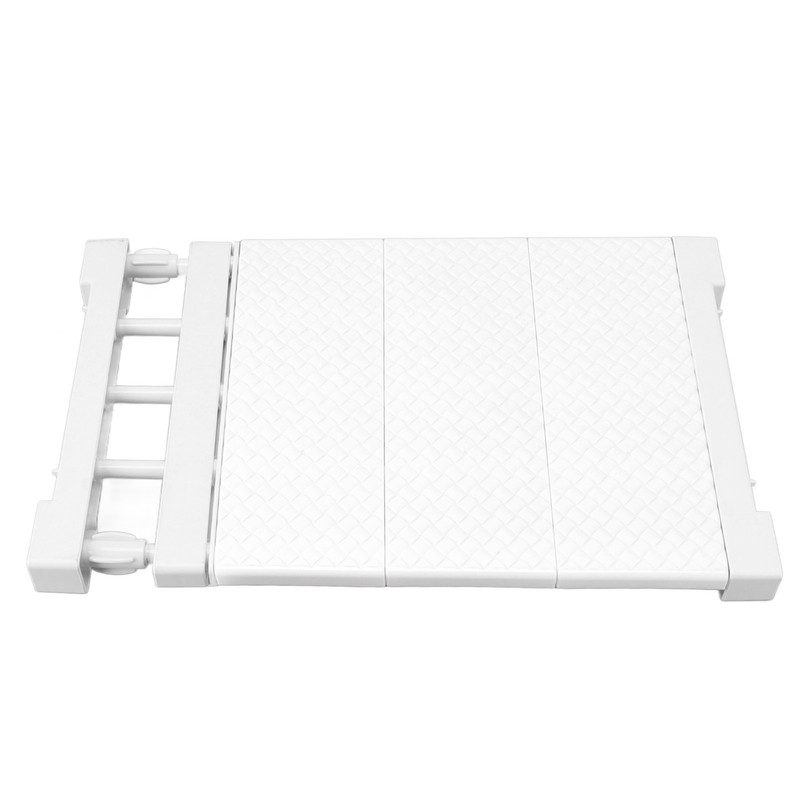 Tension Shelf Adjustable Closet Divider 24cm Width Storage Rack for