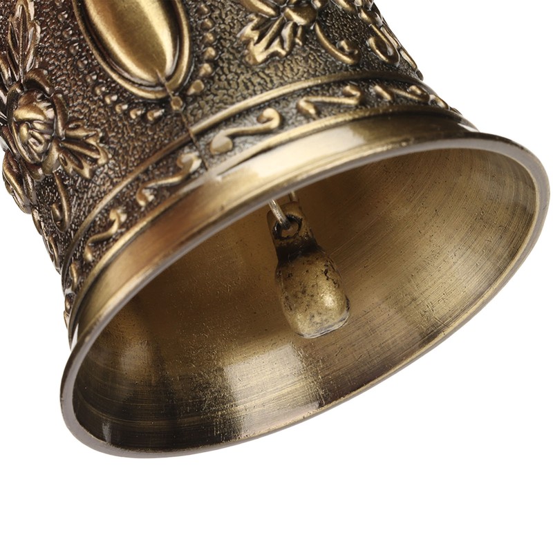 Deer Shape Hand Bell Vintage Plating Process Rustproof Polished Finish