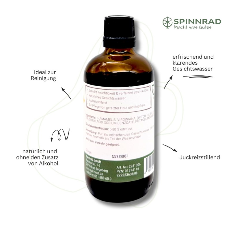 Spinnrad Witch Hazel Water 100 ml
