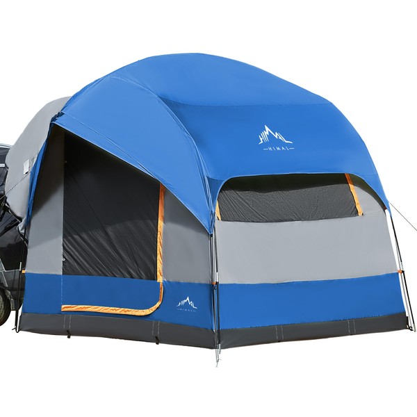 GoHimal SUV Tent for Camping, Waterproof PU3000mm Spacious Double Layer Design for 5-8 Person, Includes Rainfly and Storage Bag, 8FT L x 8FT W x 7.2FT H
