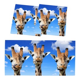 2 Pcs Fluorescent Light Cover for Classroom - Funny Giraffe Magnetic Fluorescent Light Covers, Ceiling Light Covers Shade Panel Coverings for Office Classroom Home Drop Ceiling, 4 X 2 Feet