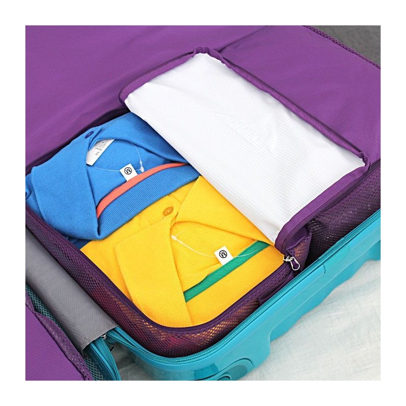 롤리키드 20-Inch Cabin Luggage Organizer, 24/28-Inch Baggage Travel 5-Piece Travel