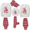 SANMIO Family Christmas Pajamas Matching Sets Moose Plaid Xmas Pjs