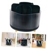 Minkissy Rotating Makeup Brush Holder Vanity Makeup Organizer Small Storage