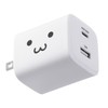 Elecom MPA-AC11045WF Charger, 45 W, 2 Ports, Type-C USB-A, USB,