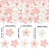 Gyufise Gyufise 54Pcs Edible Flowers Cake Decorations Pink Edible Cherry