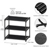 3 Tier Extra Small Shoe Rack (16.3" Wide), Narrow Stackable