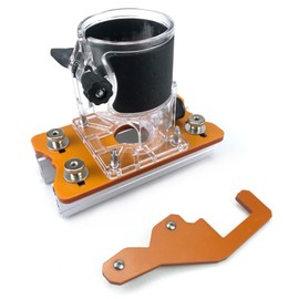 Wood Router Slotting Bracket 5 To 56mm Adjustable Base Trimmer Slotting Machine Bracket for Woodworking