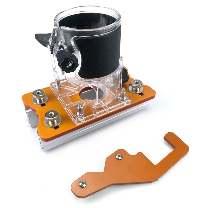 Wood Router Slotting Bracket 5 To 56mm Adjustable Base Trimmer