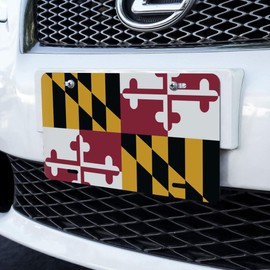 Graphics and More Maryland State Flag Novelty Metal Vanity License Tag Plate