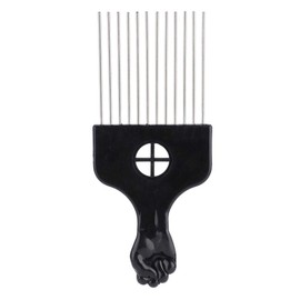 Peine Pelo Rizado, Peinetas Africanas Peines de Peluqueria Peine africano de metal para peluquería Peine de Púas Anchas Afro Peine de púas            