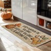 QIONG MENG Fall Kitchen Mat Set of 2 Football Dog