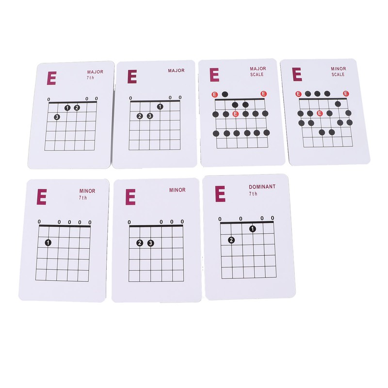 Guitar Chords Card 49 Sheets 6 String Acoustic Electric Guitar