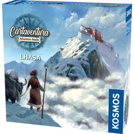 Cartaventura: Lhasa | A Kosmos Game | Cooperative Storytelling Card Game | Replayable with Multiple Endings, Historical Theme | for 1 to 6 Players | Ages 12+