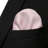 S&W SHLAX&WING Men's Tie Solid Pink Classic Wedding Party Silk,