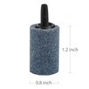 Pawfly 10 PCS Air Stone Cylinder 1.2 Inches Bubble Diffuser