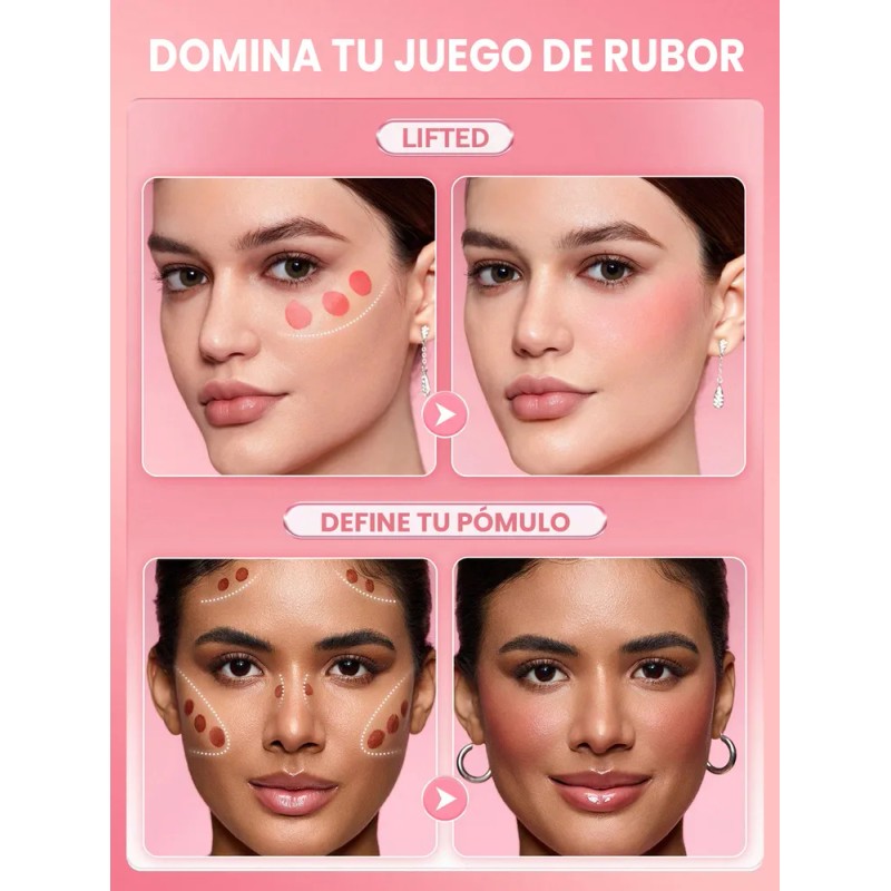 Rubor Líquido Sheglam Color Bloom para Mejillas, Tono Love Cake