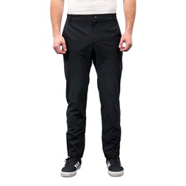 Men's Commuter Bike to Work Cycling Pants - Chinos/Slacks (Black, 34W x 34L)