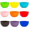 Youngever 9 Pack 300ml Small Plastic Bowls, Re-usable Kids Plastic