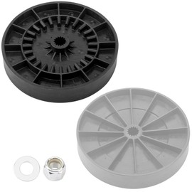 Transmission Pulley & Nut WH03X32097 Compatible with G E Washing Machine AP6996076, WH49X25379, WH03X28859 Washer Gear Case Pulley Fits AP6996076, PS16226205