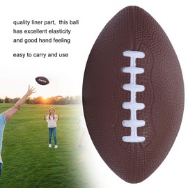 Training Rugby Ball Rubber Size 1 Rugby Football , Professional Grade Ball with High Performance Composite Materials and Quality Liner Part for Training Practicing and Gifting