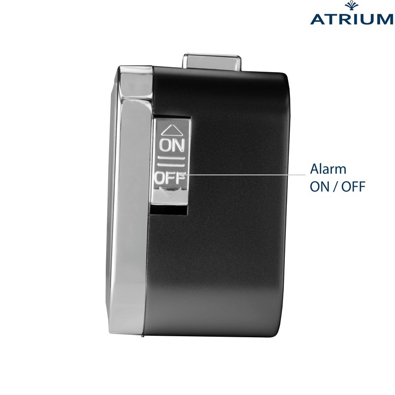Atrium Seniorenwecker extra deutlich Analog Quarz ohne Ticken große Zahlen