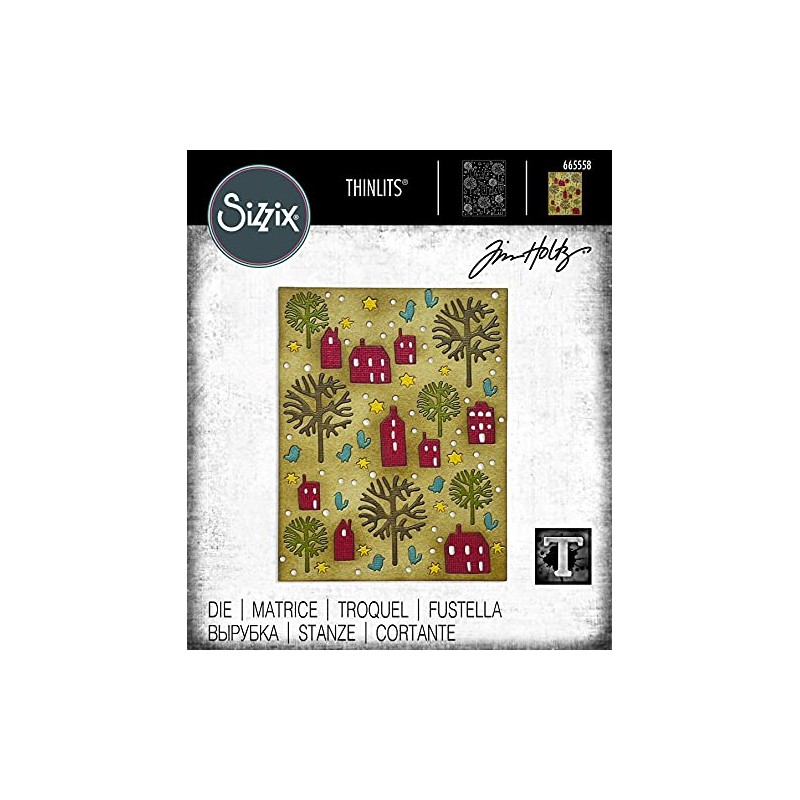 Sizzix Thinlits The Countryside by Tim Holtz, 665558, Plastic, Multicoloured,