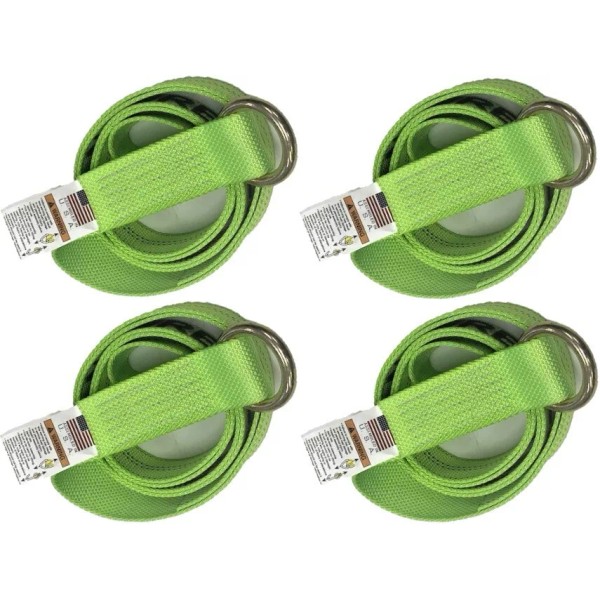 SnS 4 Pack of 2" x 10' Hi-VIZ Green DIAMOND