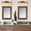 Bathroom Light Fixtures Vanity Lights Over Mirror, Rustic Farmhouse Rattan