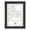 Depesche 11626-013 Photo Frame with Compliment, Small Decorative Frame with