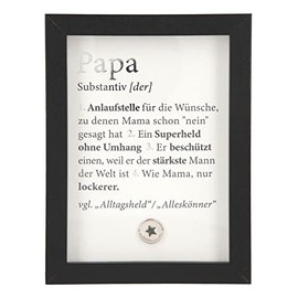 Depesche 11626-013 Photo Frame with Compliment, Small Decorative Frame with Pretty Saying, Approx. 12 x 9 x 1.9 cm, Ideal as a Gift or a Little Present