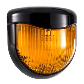 RecPro RV 12V Porch Light with Amber Lens | RV Utility Light Fixture for Motorhomes, Campers, Trailers, 5th Wheels (Single)