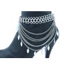 Unbranded Women Silver Metal Chain Boot Bracelet Cool Anklet Shoe