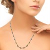 MauliJewels 3.25MM Italian Made/Oval Bead/Cable Chain/Rose Gold/White Gold/Yellow Gold/Plated 925