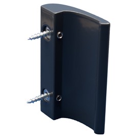 CC-Shopping - Balcony Door Handle Luxury - for Outdoor Use - Aluminium - Extremely Stable - Includes 2 Mounting Screws - Cabinet Handle - Furniture Handle - (Anthracite RAL 7016)